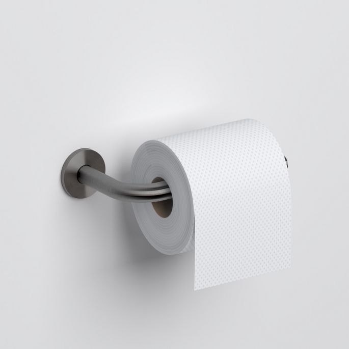 Clou Kaldur CL/09.05030.84 toiletrolhouder zonder klep gunmetal geborsteld PVD