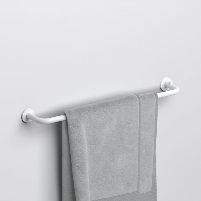 Clou Kaldur CL/09.05051.20 handdoekrek 45cm mat wit