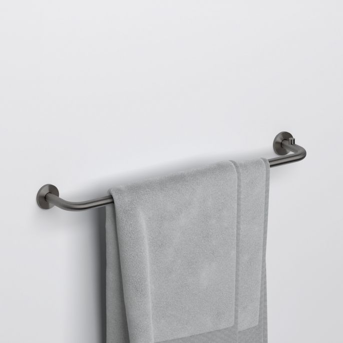 Clou Kaldur CL/09.05051.84 handdoekrek 45cm gunmetal geborsteld PVD