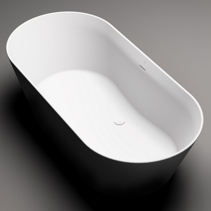 Clou Solium II CL057002020 freestanding bath 175x80 aluite matte white