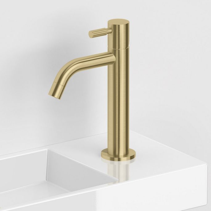 Clou Xo CL/06.14013.82 type 13 wastafelmengkraan goud geborsteld PVD