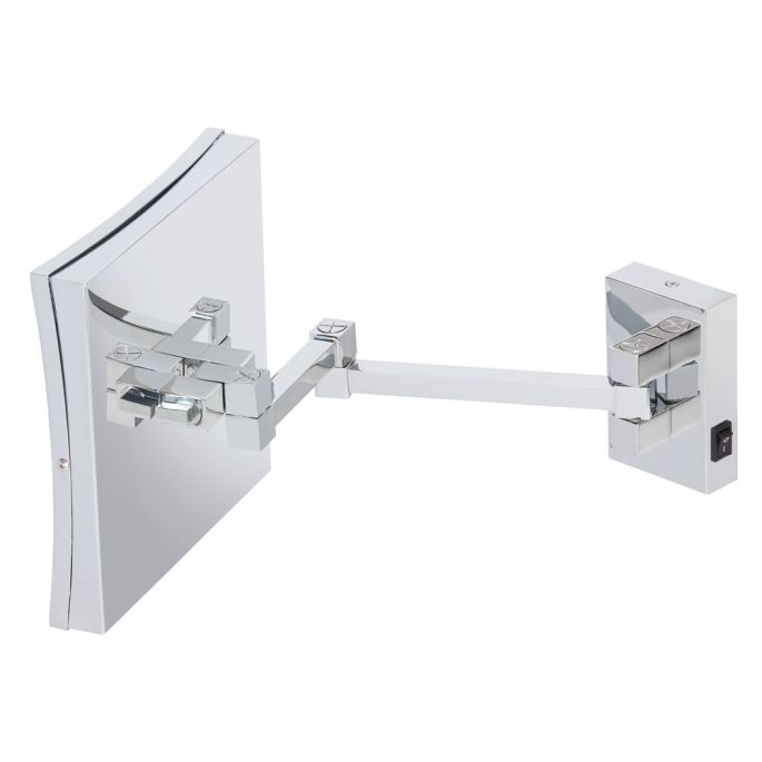 Geesa Mirror 911099 shaving mirror 2-armed 5x magnifying chrome