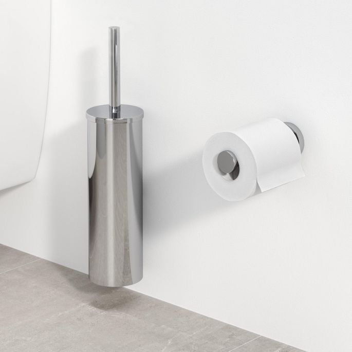 Geesa Nemox 651102 toilet brush holder (white brush head) chrome