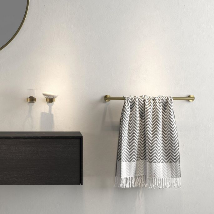 Geesa Nemox Brushed Gold 916502-07 glashouder goud geborsteld