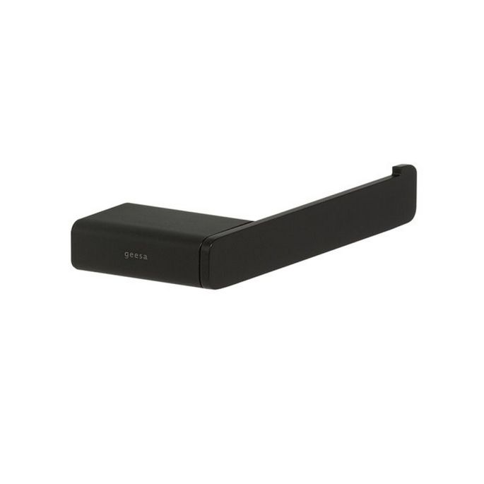 Geesa Shift Black 919909-06-R toiletrolhouder zonder klep (rechts) mat zwart