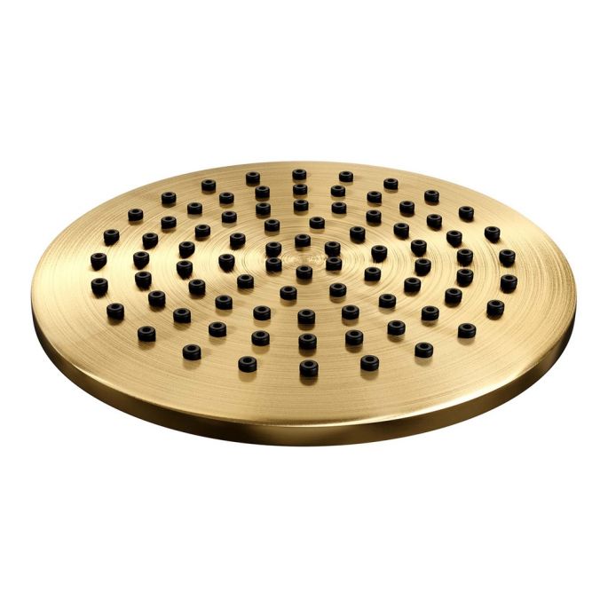 Brauer Carving 5-GG-121 thermostatische inbouw regendouche 3-weg omstelling SET 25 goud geborsteld PVD