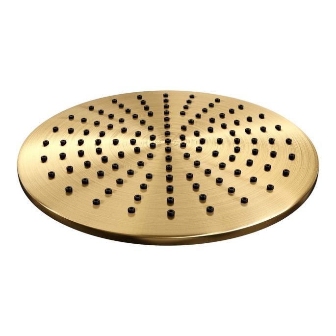 Brauer Edition 5-GG-163 thermostatic concealed rain shower with push buttons SET 52 gold brushed PVD