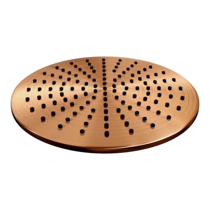Brauer Edition 5-GK-061 thermostatic concealed rain shower 3-way diverter SET 36 copper brushed PVD