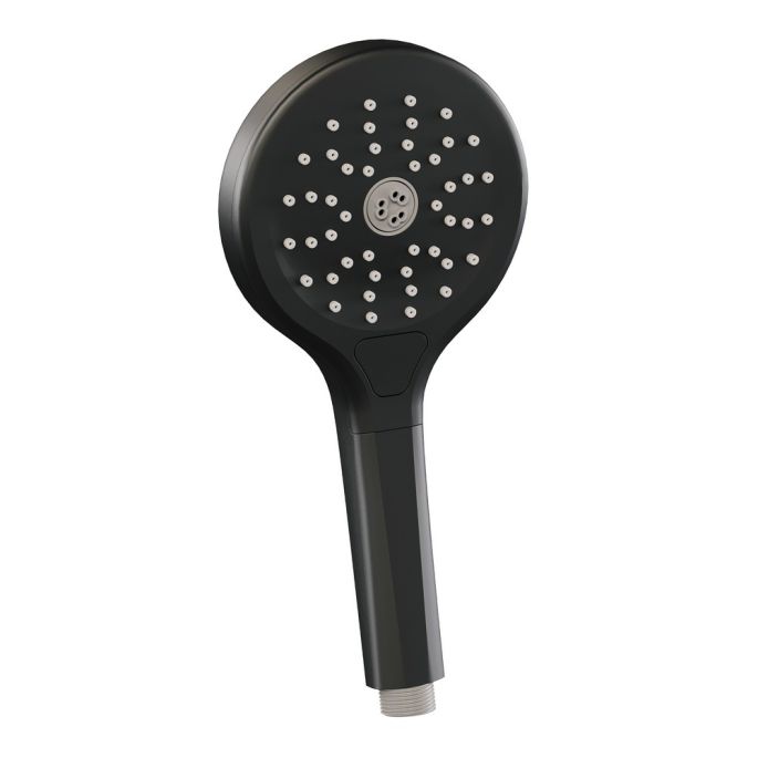 Brauer Carving 5-S-195 thermostatische inbouw regendouche met drukknoppen SET 60 mat zwart