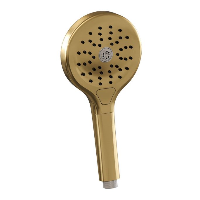 Brauer Edition 5-GG-167 thermostatic concealed rain shower with push buttons SET 56 gold brushed PVD