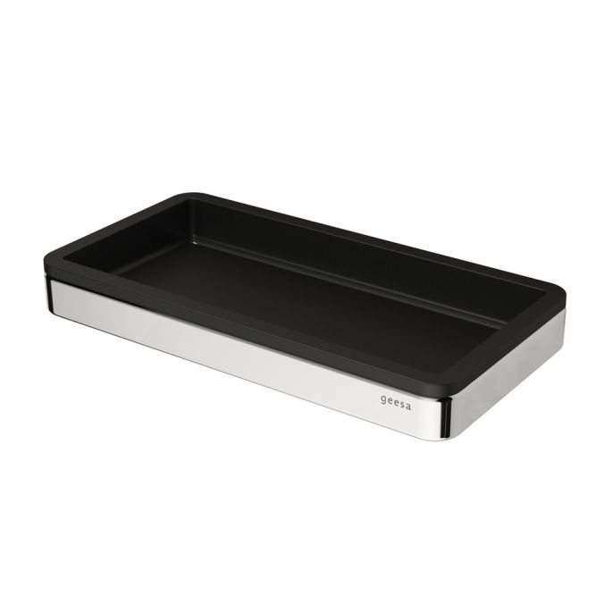 Geesa Frame 918802-02-06 shelf 21 cm chrome/ black