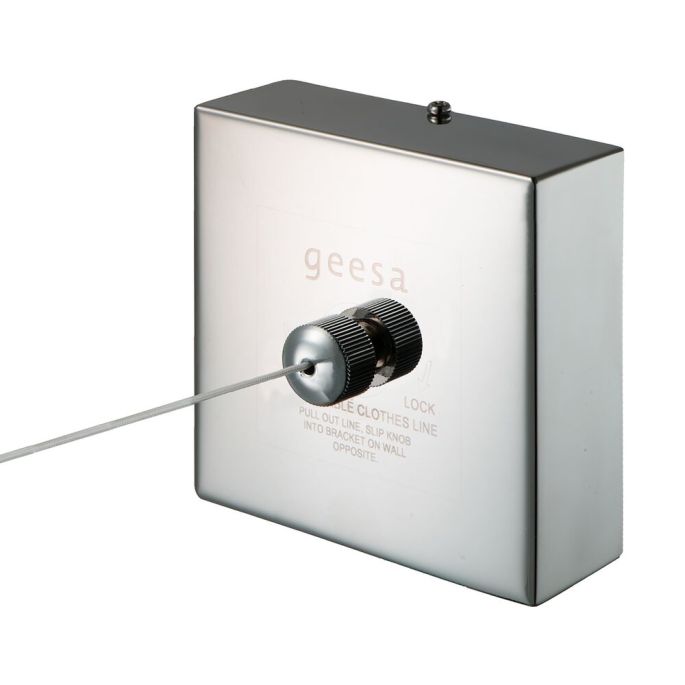 Geesa Hotel 91141 waslijn uittrekbaar 235 cm RVS gepolijst