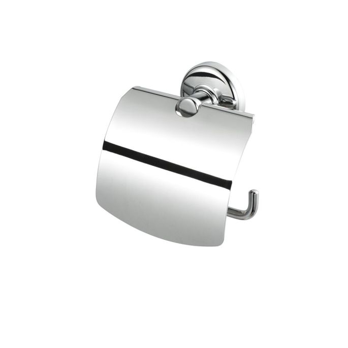 Geesa Hotel 915308-02 toiletrolhouder met klep chroom
