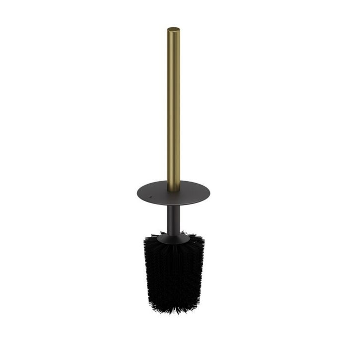 Geesa Opal Brushed Gold 91224430-07 toilet brush with handle brushed gold