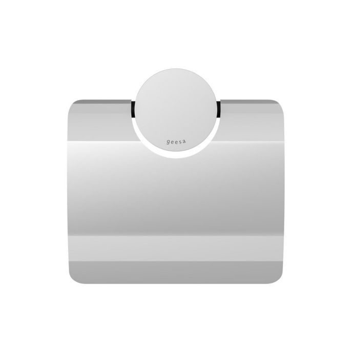 Geesa Opal Chrome 917208-02 toiletrolhouder met klep chroom