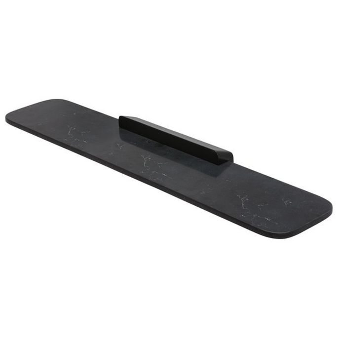 Geesa Shift Black 919901-06-M6 Ablag mit mattschwarzer Marmoroptik