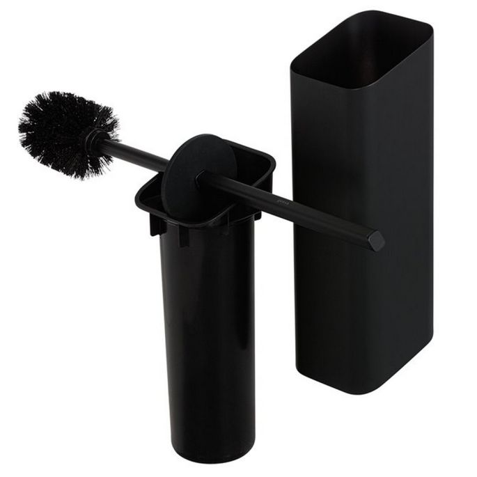 Geesa Shift Black 919911-06-06 Toilettenbürste mit Halter für Wandmontage mattschwarz