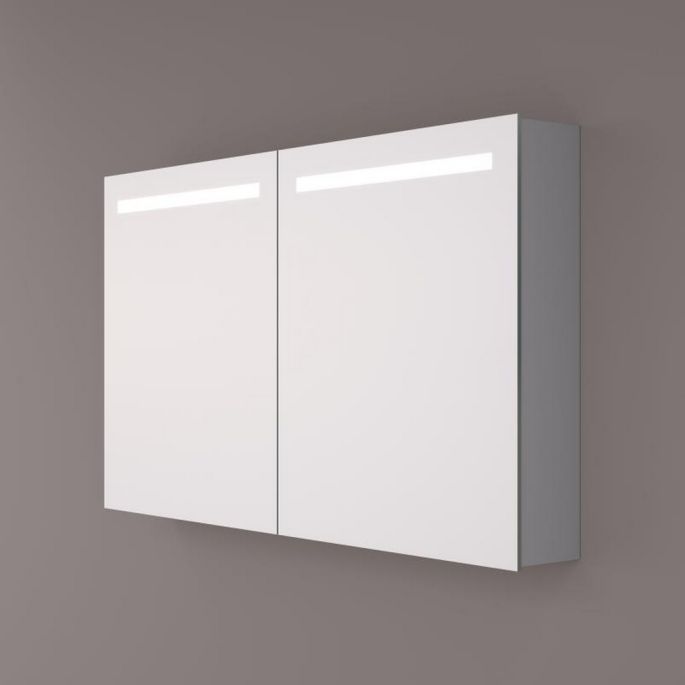 Hipp Design SPK 51100 luxe spiegelkast met horizontale LED banen 100x70x14cm