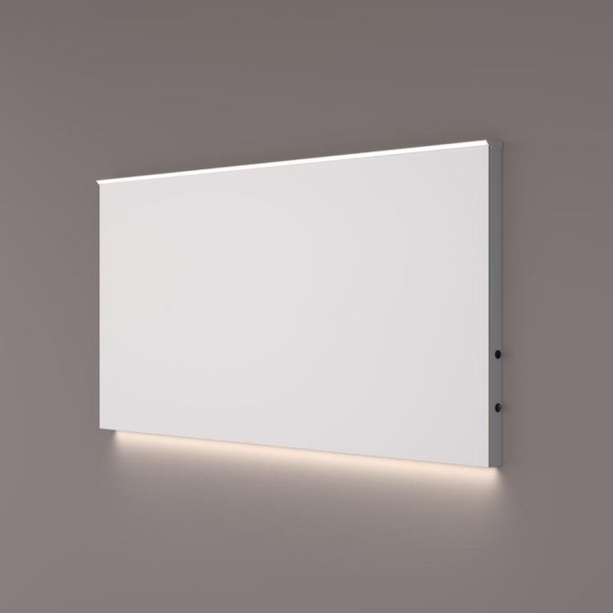 Hipp Design SPV 11020 spiegel 80x70cm met LED strip boven, indirecte verlichting onder en spiegelverwarming