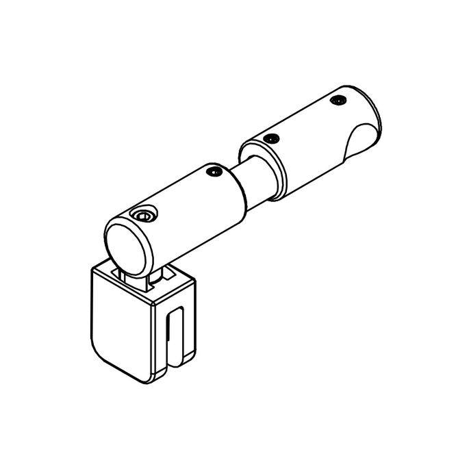 HSK E100322-15-04 kruis stabilisatiesteun 1500mm wit