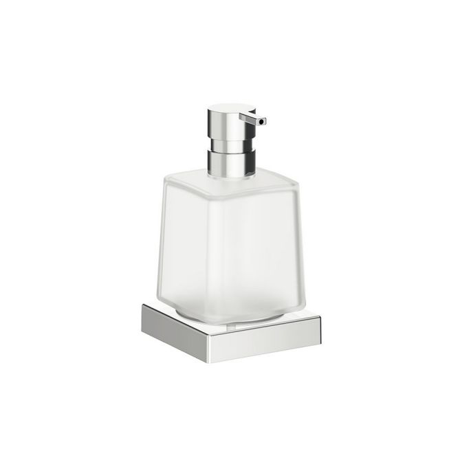 Inda Divo A15120WM21 zeepdispenser gesatineerd glas mat wit