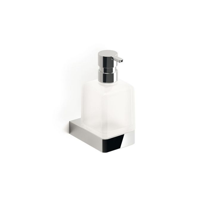 Inda Indissima A88120CR21 zeepdispenser chroom/ gesatineerd glas