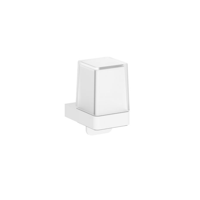 Inda Indissima A88670WM21 zeepdispenser met houder mat wit/ gesatineerd glas