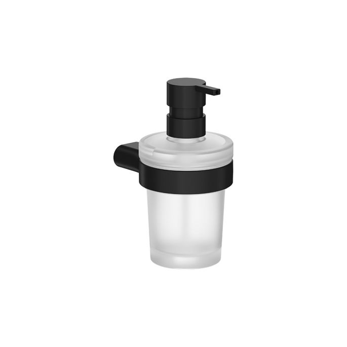 Inda Mito A20120NE21 zeepdispenser gesatineerd glas/ mat zwart