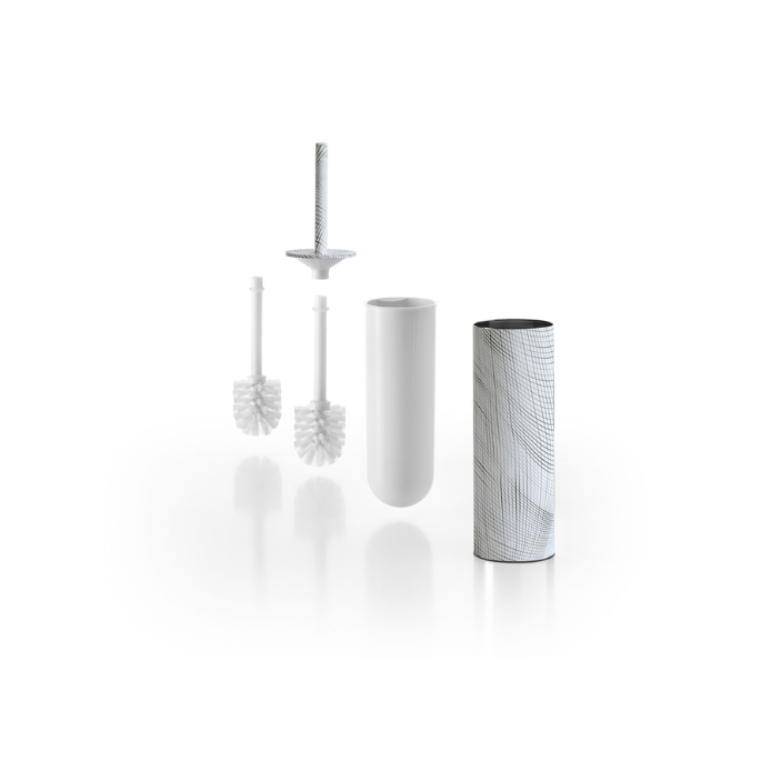 Inda MY Love AV014AGE toiletborstelgarnituur wand geometric