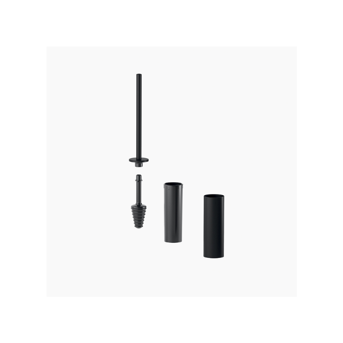 Inda MY MiniLove AV514BNE toiletborstelgarnituur wand mat zwart