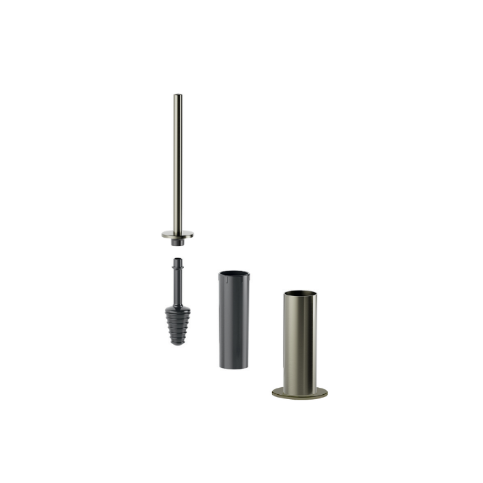 Inda MY MiniLove AV514ZMB  toiletborstelgarnituur mat gun metal