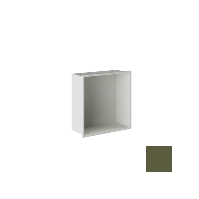 Inda MY Secret A80100VF recessed niche 305x305mm mat verde felce