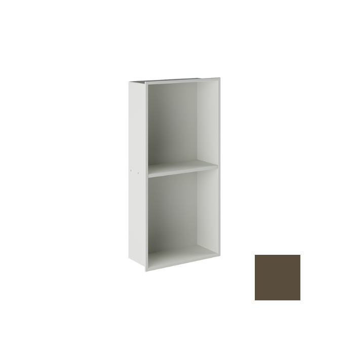 Inda MY Secret A80200BN inbouwnis 2 vakken omkeerbaar 305x610mm mat bruno