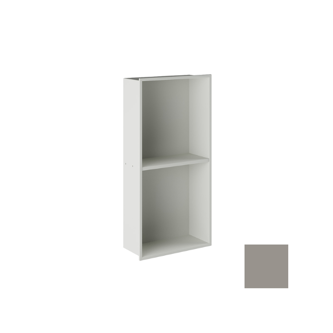Inda MY Secret A80200PT inbouwnis 2 vakken omkeerbaar 305x610mm mat platino