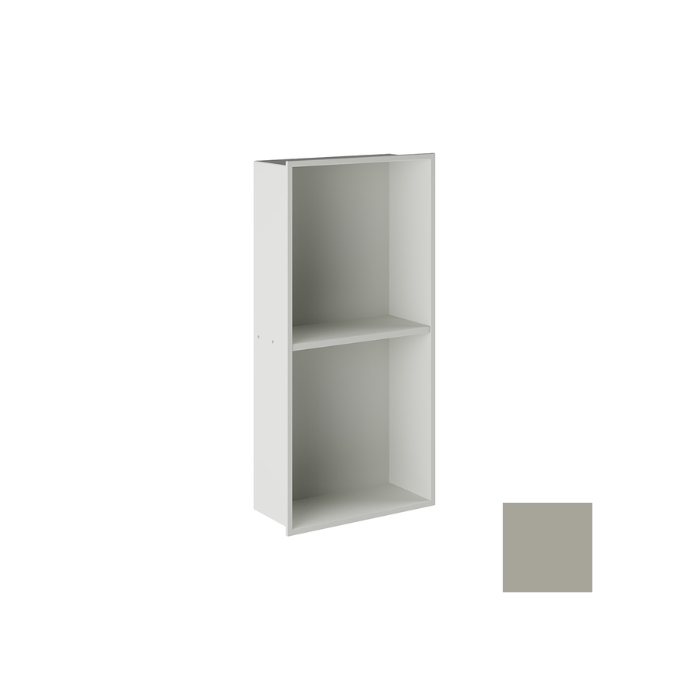 Inda MY Secret A80200ST inbouwnis 2 vakken omkeerbaar 305x610mm mat seta