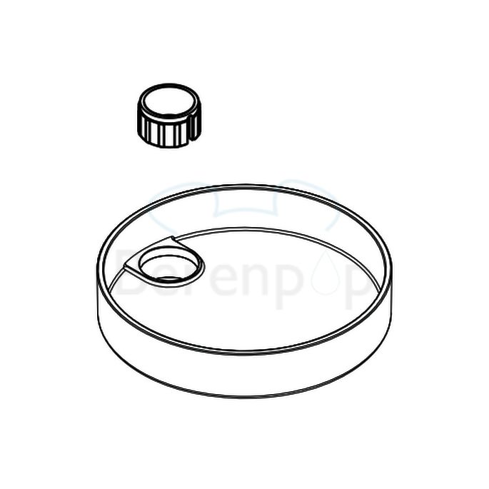 Hansgrohe Casetta'S Puro 28679000 zeepschaal voor glijstang chroom (OUTLET)