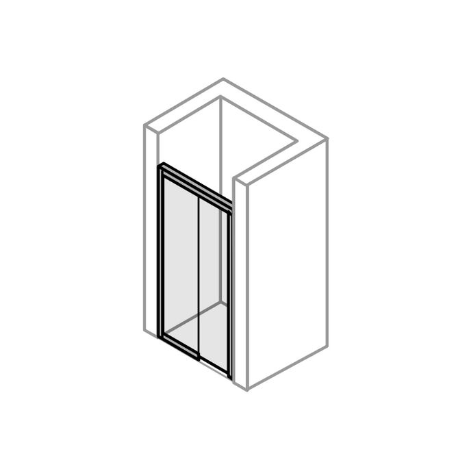 Huppe 1002, 046506 sealing profile for sliding door