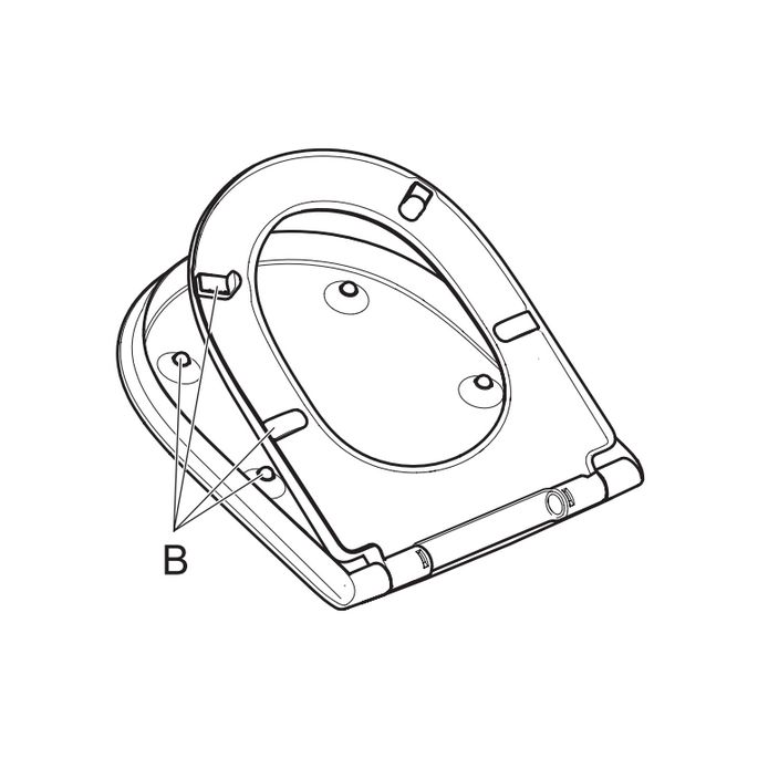 Villeroy en Boch O.Novo Vita 9M7261T1 toiletzitting met deksel wit (White Alpin AntiBac)