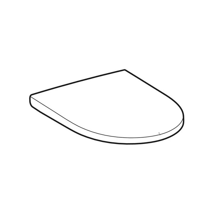 Geberit Icon 245.464.JT.1 toiletzitting met deksel mat wit