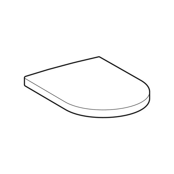 Geberit Icon 574130000 toilet seat with lid white (OUTLET)