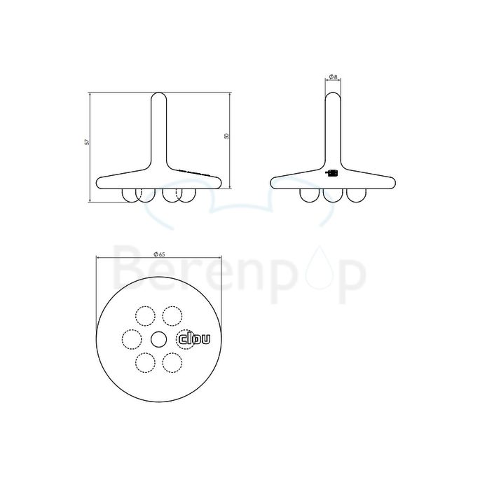 Clou Wash Me CL0655013 Wasserstop Silikon grün