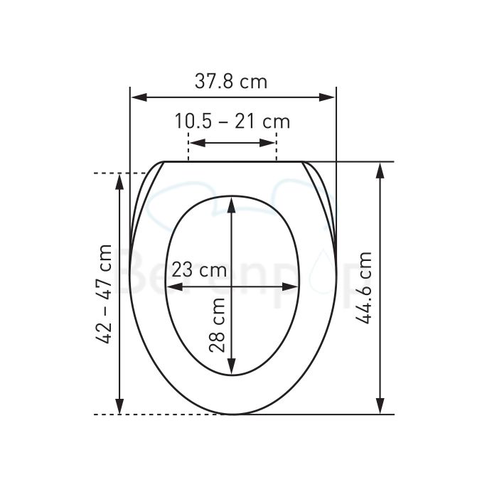 Diaqua Lyon 31171504 toilet seat with lid motif Kiss