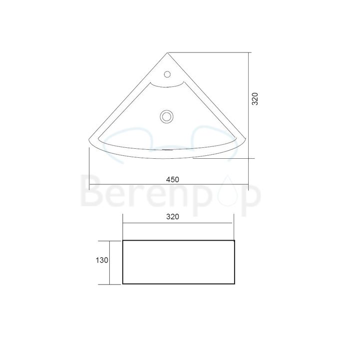 San4U 2503565 One Pack Floor fonteinset wit keramiek/ chroom
