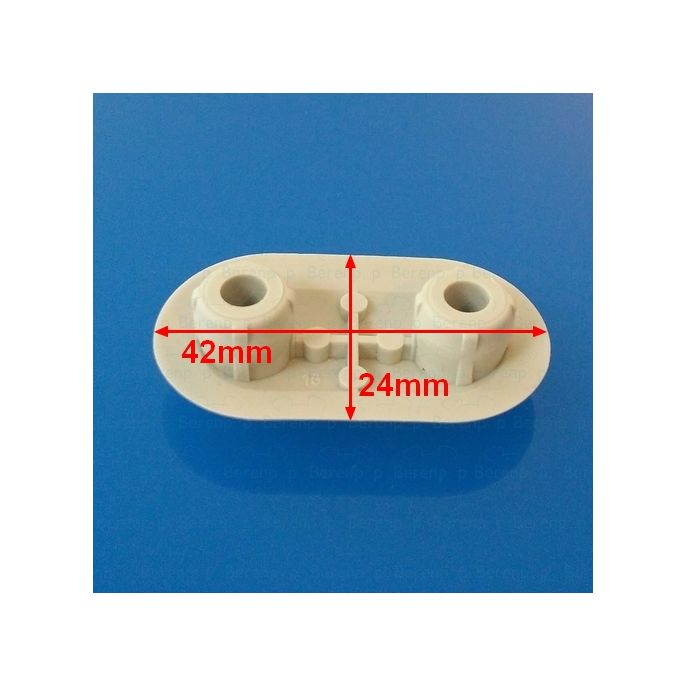 Pressalit A4001000 Puffer für Sitz oval weiß