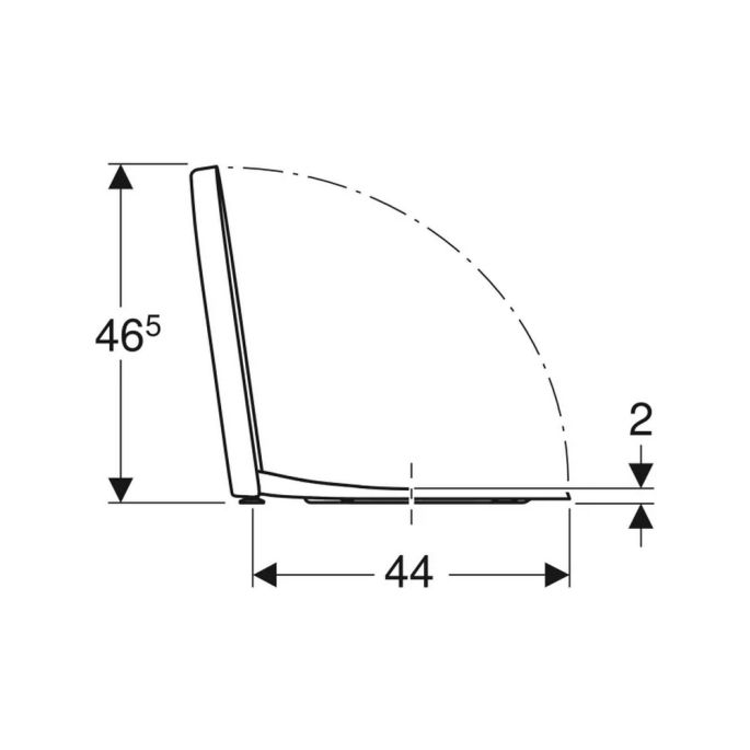 Geberit 300 Basic S8H51108000G toilet seat with cover white