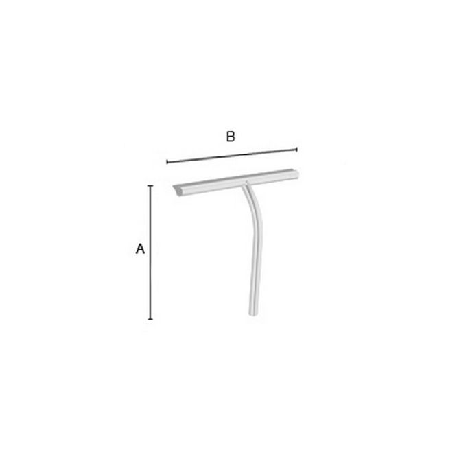 DB2140 by Smedbo - Shower Squeegee with self-adhesive Hook