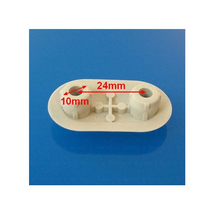 Pressalit A4001000 Puffer für Sitz oval weiß