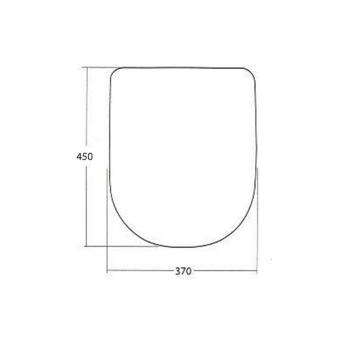 Sphinx 430 S8H51400000 OLK-04 soft-close toilet seat with cover white (OUTLET)