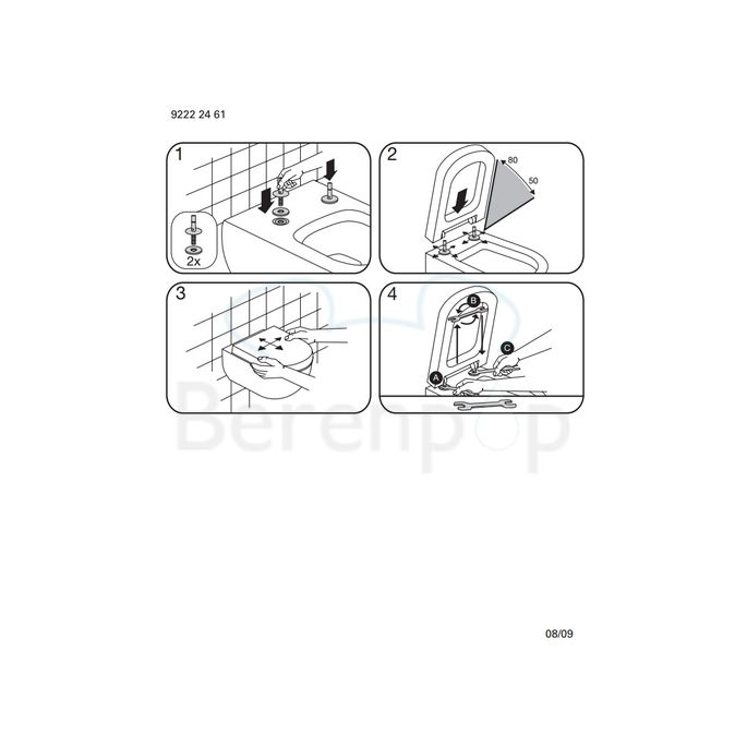 Villeroy en Boch Subway 2.0 9M68S1R2 toiletzitting met deksel wit (Star White CeramicPlus) *niet meer leverbaar*