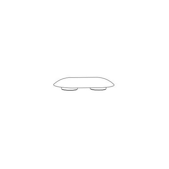 Pressalit A4074001 Puffer für Sitz oval schwarz